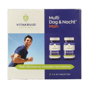 Vitakruid Multi Dag & Nacht Man 100% Vegan 2 x 30
