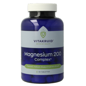 Vitakruid Magnesium 200 Complex Tauraat Malaat Bisglycinaat