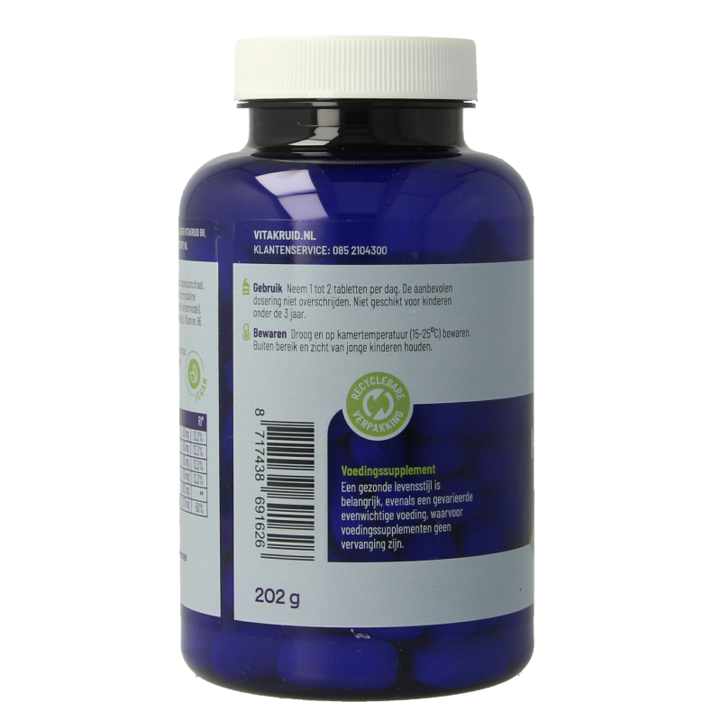 Vitakruid Magnesium 200 Complex Tauraat Malaat Bisglycinaat - Afbeelding 2