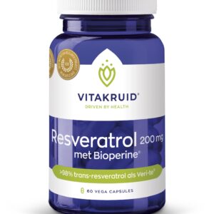 Vitakruid Resveratrol (Veri-te) 200 mg met Bioperine