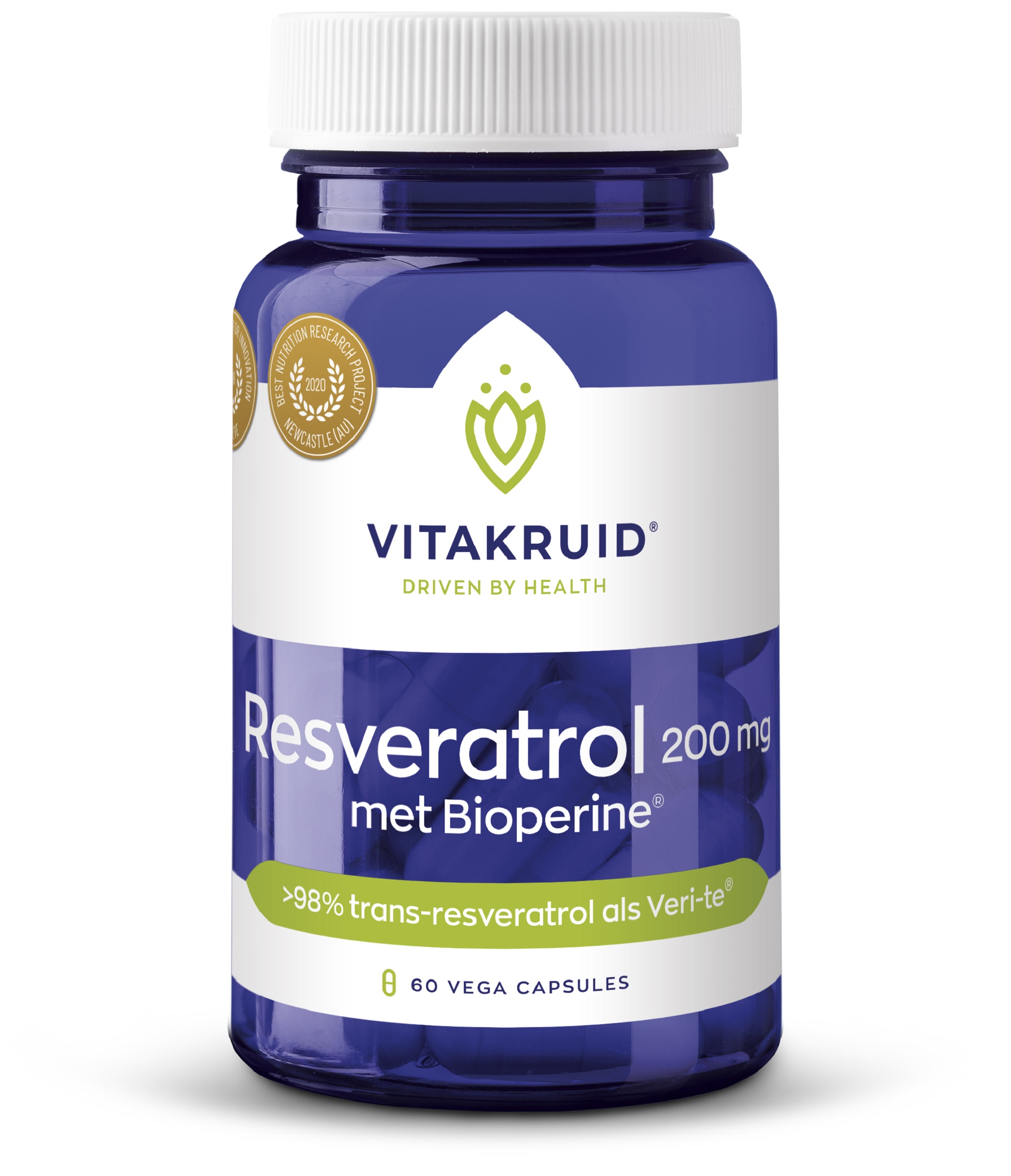 Vitakruid Resveratrol (Veri-te) 200 mg met Bioperine