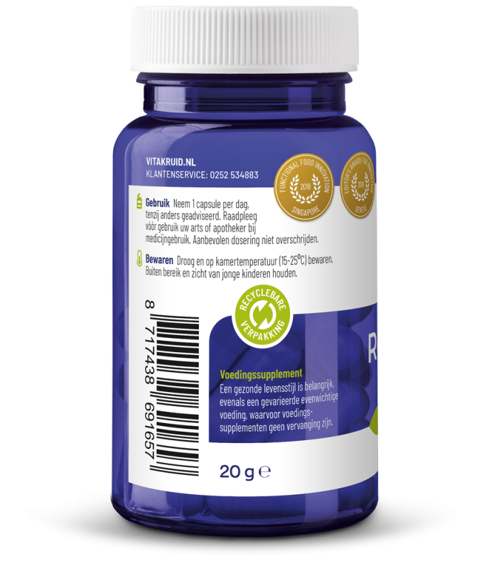 Vitakruid Resveratrol (Veri-te) 200 mg met Bioperine - Afbeelding 2