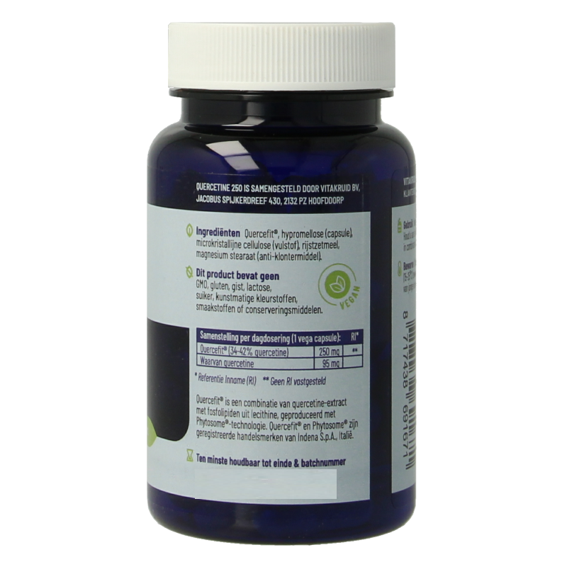 Vitakruid Quercetine 250 Quercefit Phytosome-technologie - Afbeelding 3
