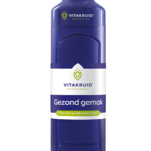 Vitakruid Waterfles met pillendoos 375ml