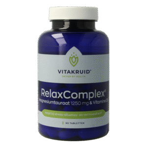 Vitakruid RelaxComplex oa Magnesium Tauraat & Vitamine D3