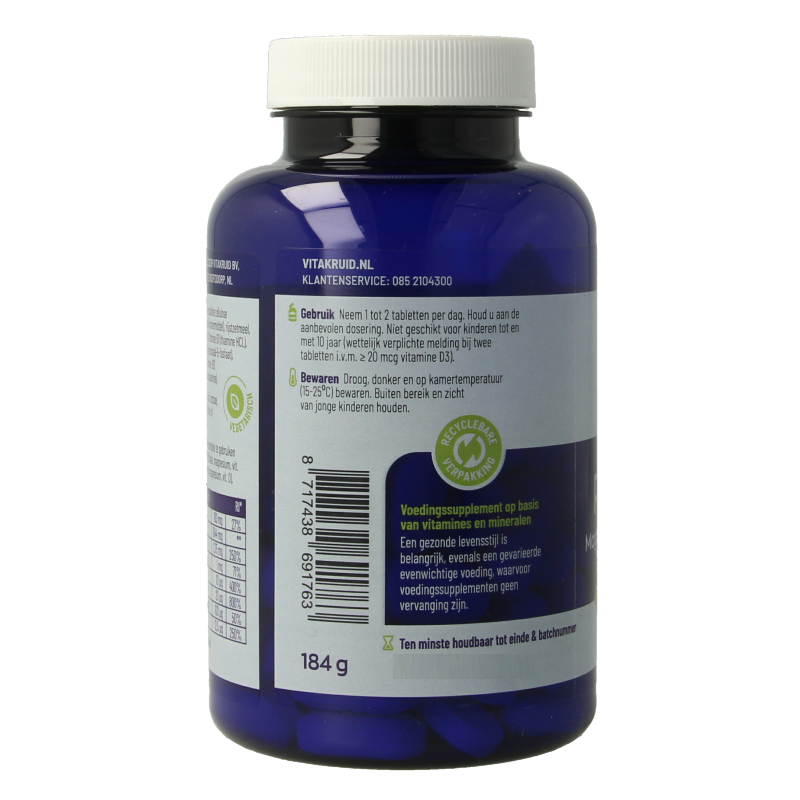 Vitakruid RelaxComplex oa Magnesium Tauraat & Vitamine D3 - Afbeelding 2