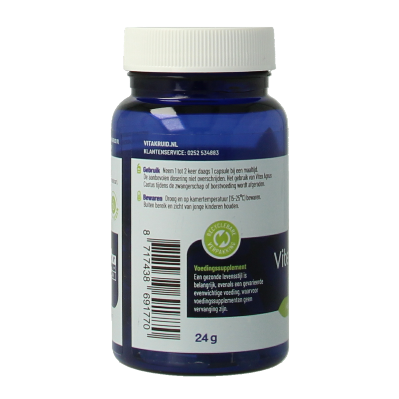 Vitakruid Vitex agnus castus 200mg monnikspeper - Afbeelding 2