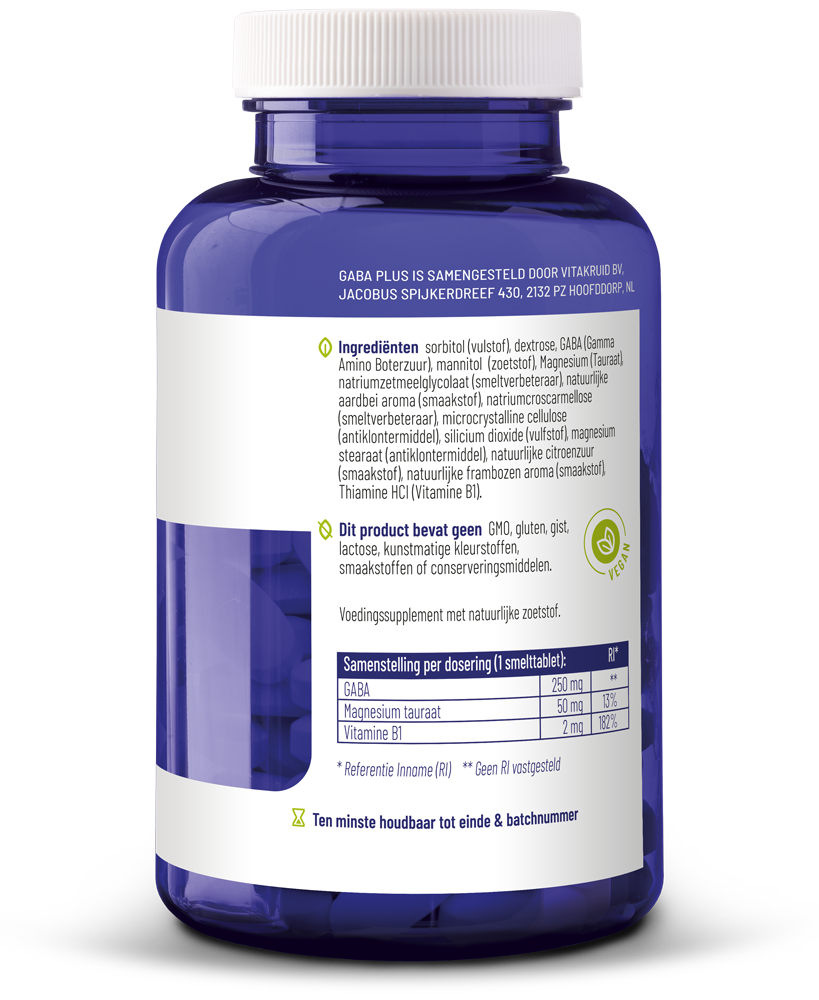 Vitakruid GABA Plus - Afbeelding 3