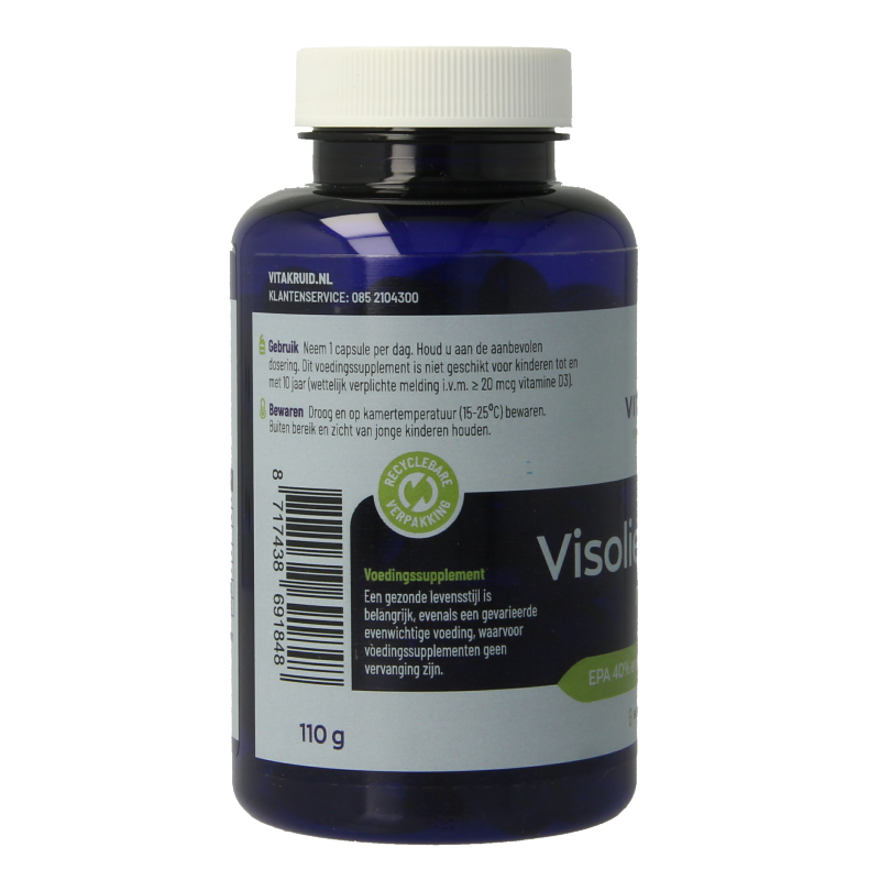 Vitakruid Visolie 1400 TG Triglyceriden met D3 - Afbeelding 2