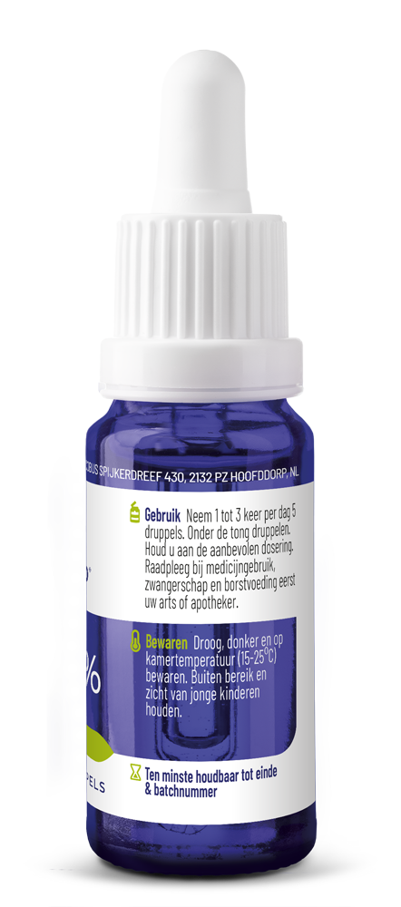 Vitakruid CBD Olie 5% full spectrum met MCT als drager - Afbeelding 3