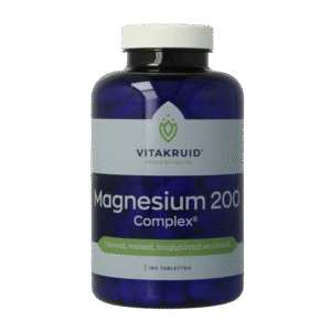 Vitakruid Magnesium 200 Complex Tauraat Malaat Bisglycinaat