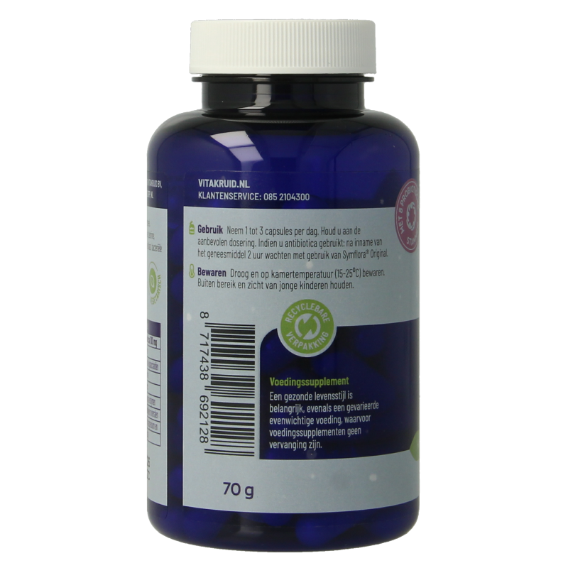 Vitakruid Symflora Original Pre- en Probiotica 8 stammen - Afbeelding 2