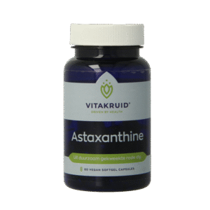 Vitakruid Astaxanthine Astapure 4mg duurzaam gekweekte alg