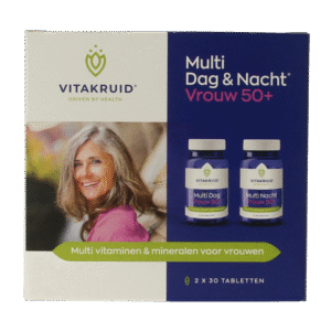 Vitakruid Multi dag & nacht vrouw 50+ 2 x 30 tabletten