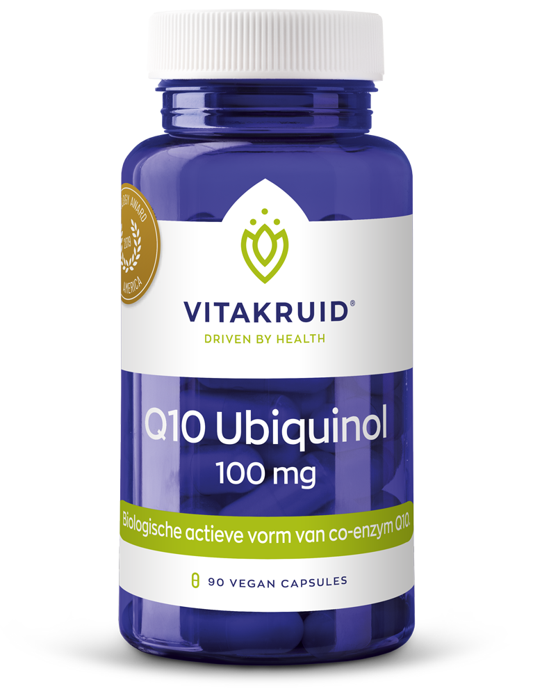 Vitakruid Co-enzym Q10 Ubiquinol actieve vorm Kaneka 100 mg