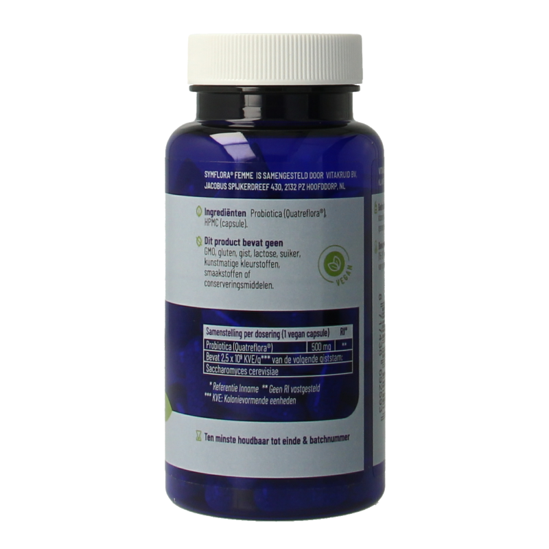 Vitakruid Symflora Femme Probiotica voor vrouwen - Afbeelding 3