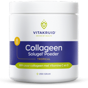 Vitakruid Collageen Solugel poeder met vitamine C & D Tropic