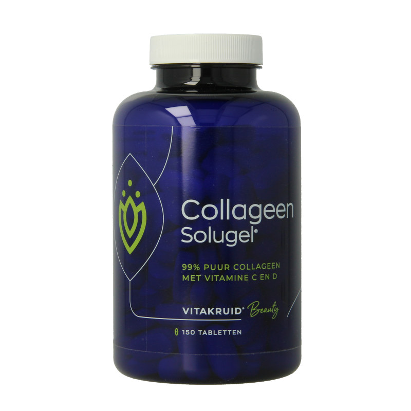 Vitakruid Collageen solugel tabletten met vitamine C en D