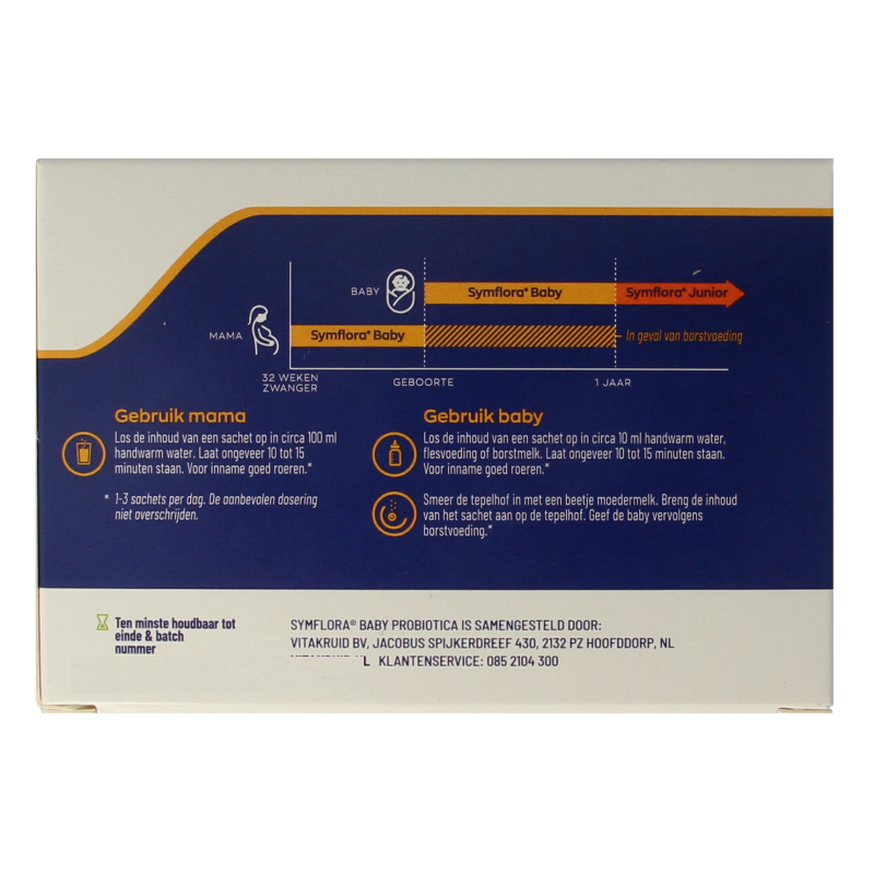 Vitakruid Symflora Baby Probiotica voor moeder & baby - Afbeelding 3