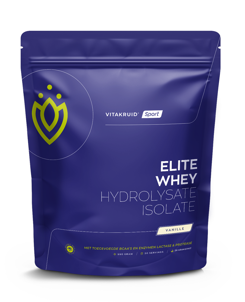 Vitakruid Elite whey 50% hydrolysate/50% isolate vanille