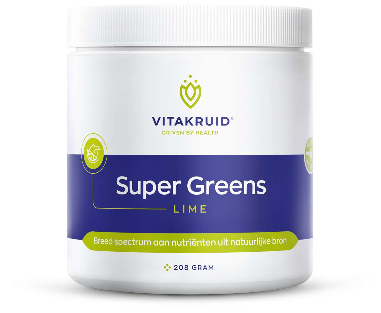 Vitakruid Super greens lime oa probiotica en enzymen