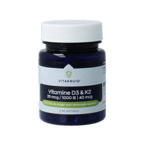 Vitakruid Vitamine D3 & K2 in MCT-olie voor verhoogde opname