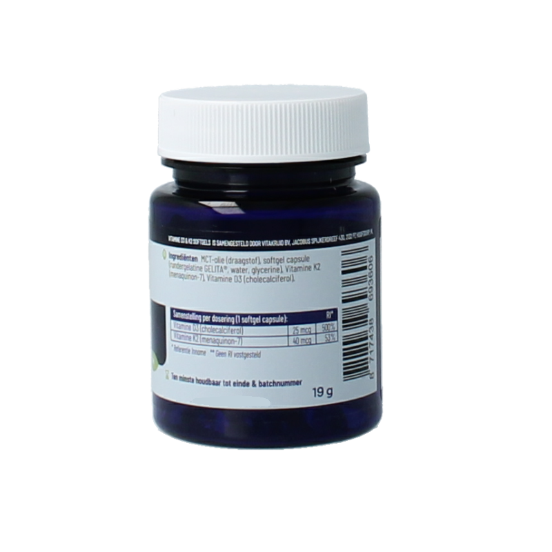 Vitakruid Vitamine D3 & K2 in MCT-olie voor verhoogde opname - Afbeelding 3