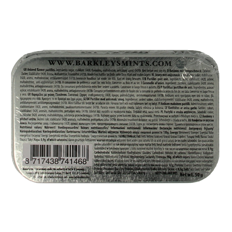 Barkleys Classic mints aniseed - Afbeelding 2