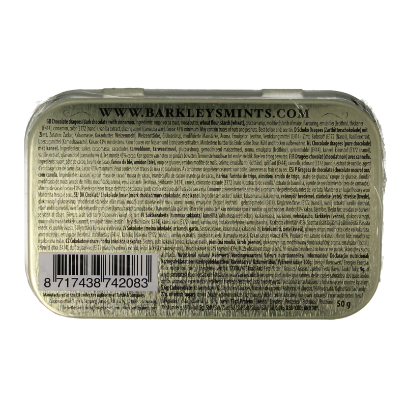 Barkleys Chocolate mints cinnamon - Afbeelding 2