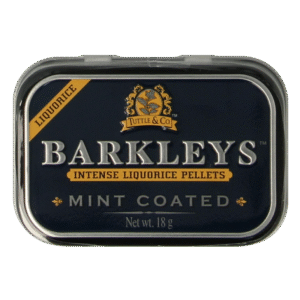 Barkleys Liquorice pellets mint coated