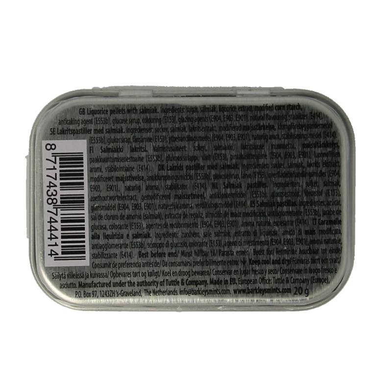 Barkleys Liquorice pellets salmiak - Afbeelding 2