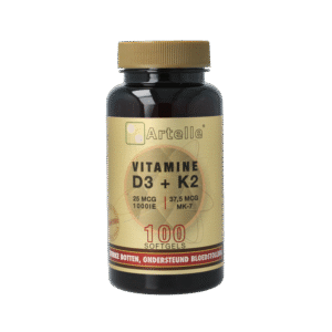 Artelle Vitamine D3 25mcg + K2 37,5 mcg MK-7