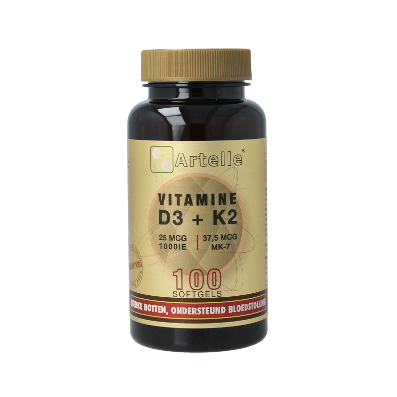 Artelle Vitamine D3 25mcg + K2 37,5 mcg MK-7