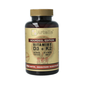 Artelle Vitamine D3 25mcg + K2 37,5 mcg MK-7
