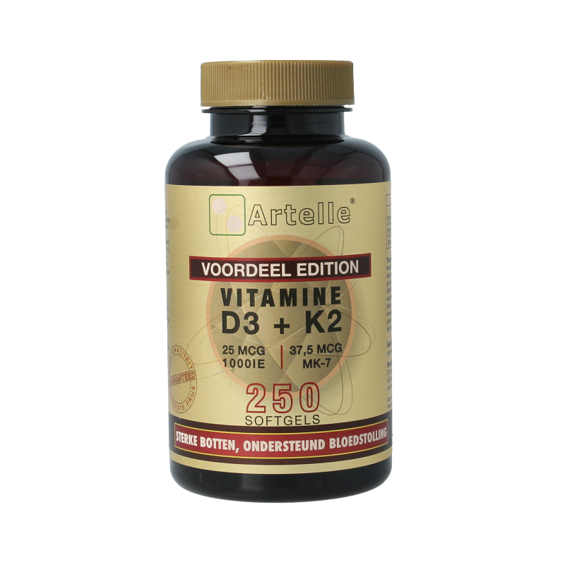 Artelle Vitamine D3 25mcg + K2 37,5 mcg MK-7