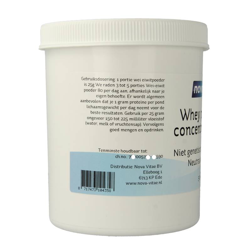 Nova Vitae Whey proteine concentraat 80% - Afbeelding 2
