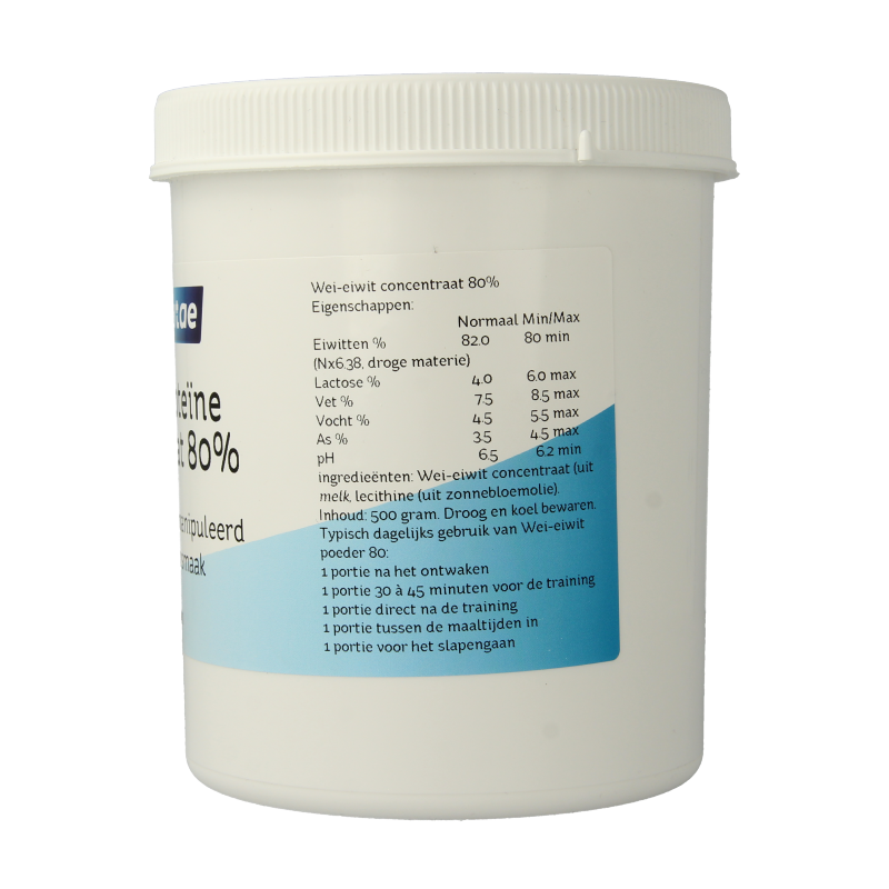 Nova Vitae Whey proteine concentraat 80% - Afbeelding 3