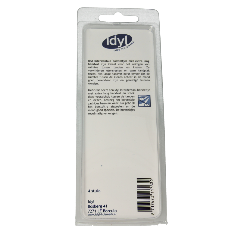 Idyl Interdentale borstel conisch extra lang XL 2.5 - 3 - Afbeelding 2