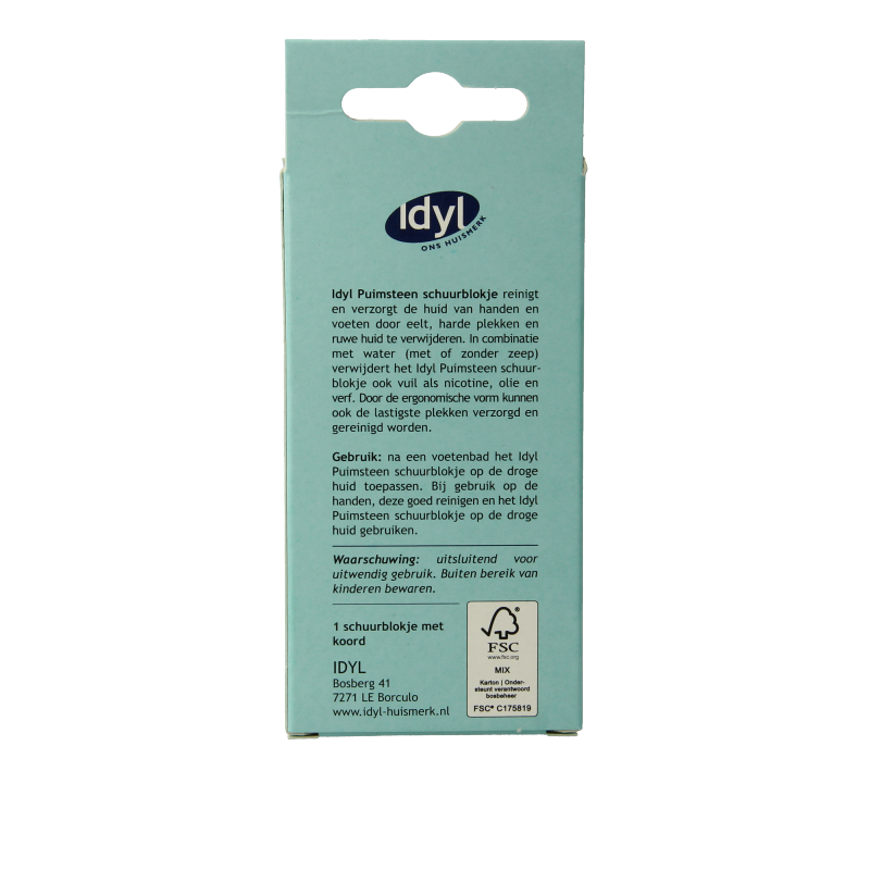 Idyl Schuurblokje puimsteen eelt & ruwe huid - Afbeelding 3