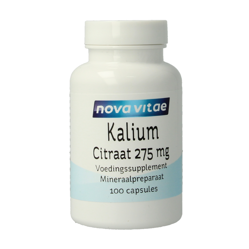 Nova Vitae Kalium citraat 275mg