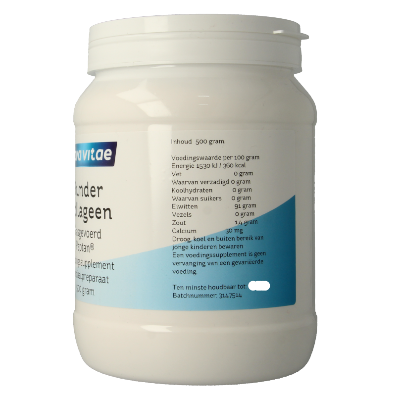 Nova Vitae Runder collageen gras gevoerd Peptan - Afbeelding 3