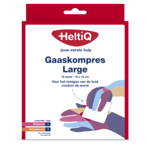 Heltiq Gaaskompressen 10 x 10cm