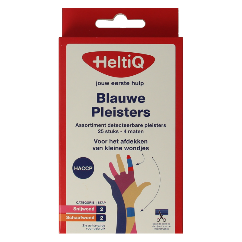 Heltiq Detecteerbare pleisters blauw