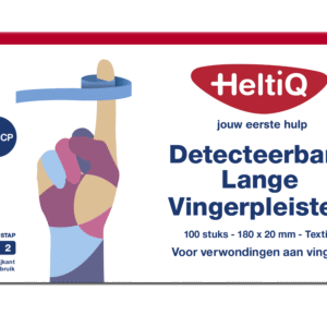 Heltiq Detect vingerpleister lang textiel 180 x 20mm