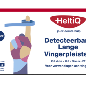 Heltiq Detect vingerpleister lang PE 120 x 20mm
