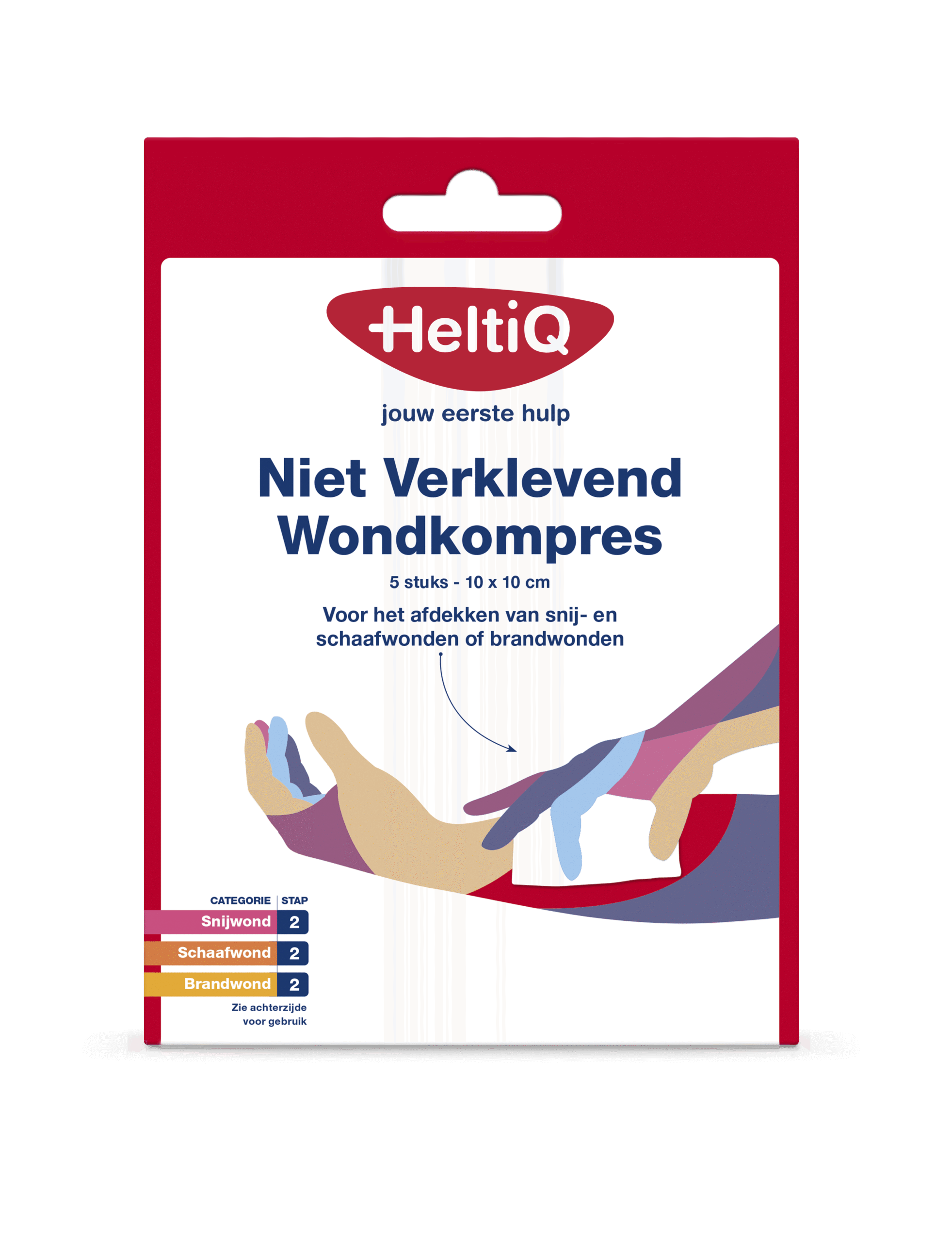 Heltiq Niet verklevend wondkompres 10 x 10cm
