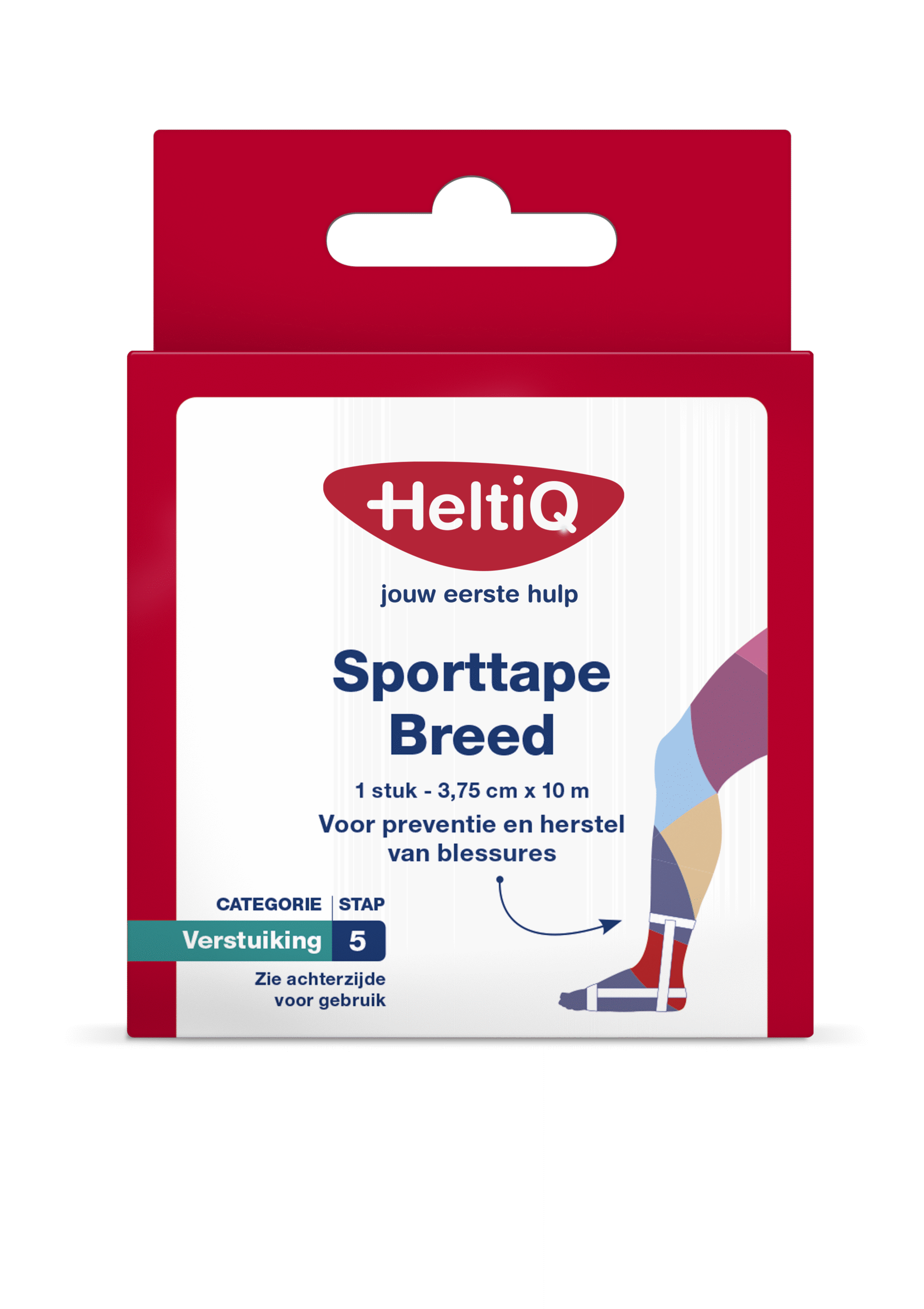 Heltiq Sporttape breed 3.75 x 10m - Afbeelding 2