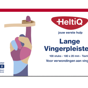 Heltiq Vingerpleister lang textiel 180 x 20mm