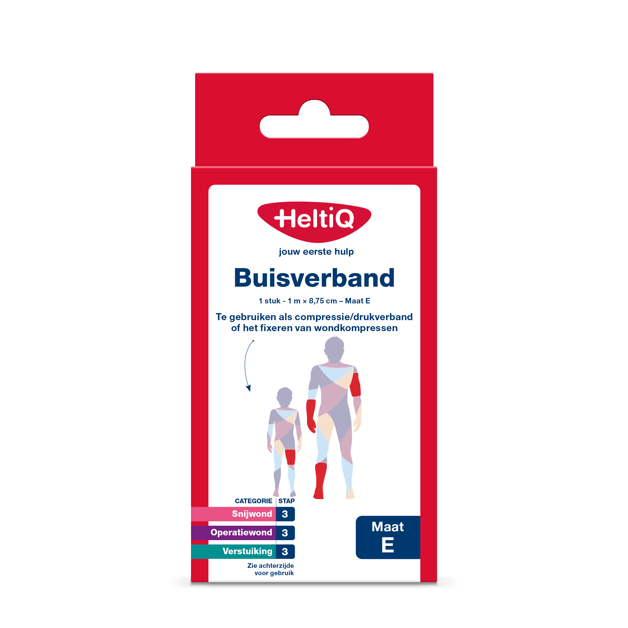 Heltiq Buisverband 1m x 8.75cm maat E