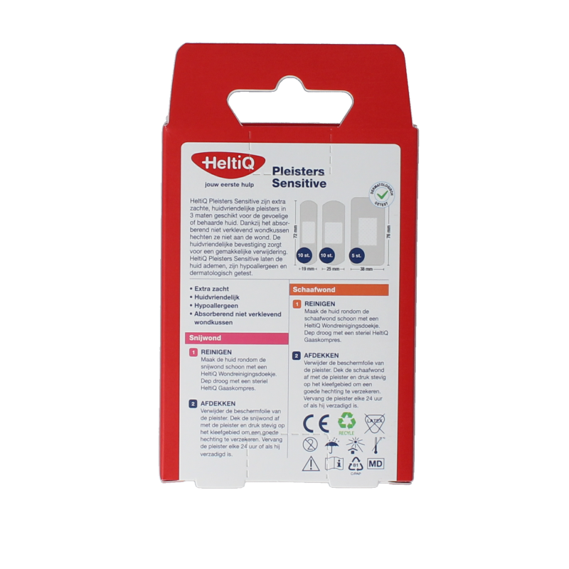 Heltiq Pleisters sensitive 3 maten - Afbeelding 2